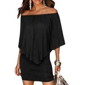 NWOT Boutique Off Shoulder Bodycon Dress Olive